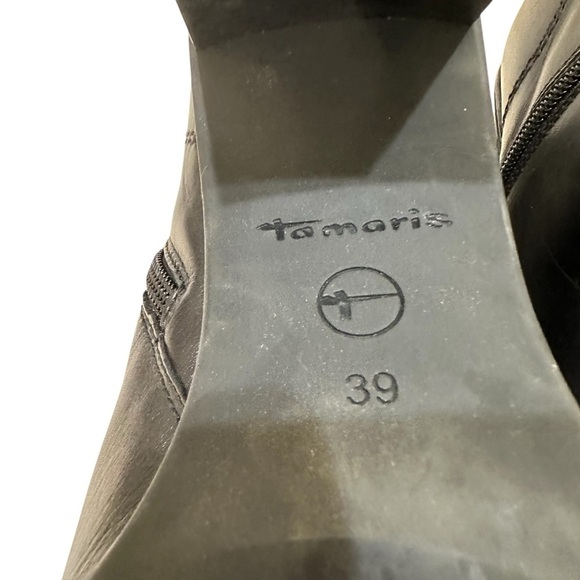 Elegant Black Leather Ankle Boots - Picture 10 of 15